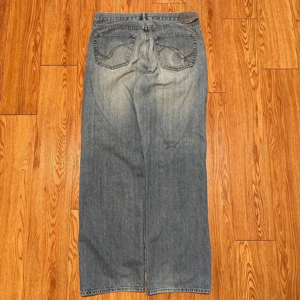 Union Bay Men's Jeans Y2K Baggy Skater Loose Blue 2000s Measures 35x33